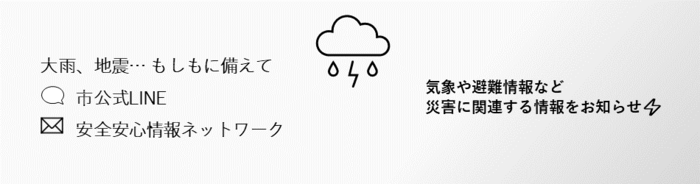 市公式LINE・安全安心情報ネットワーク