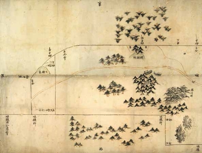 醍醐寺領尾張国安食荘絵図