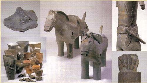 二子山古墳の埴輪