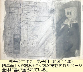 防毒面の模型の作り方