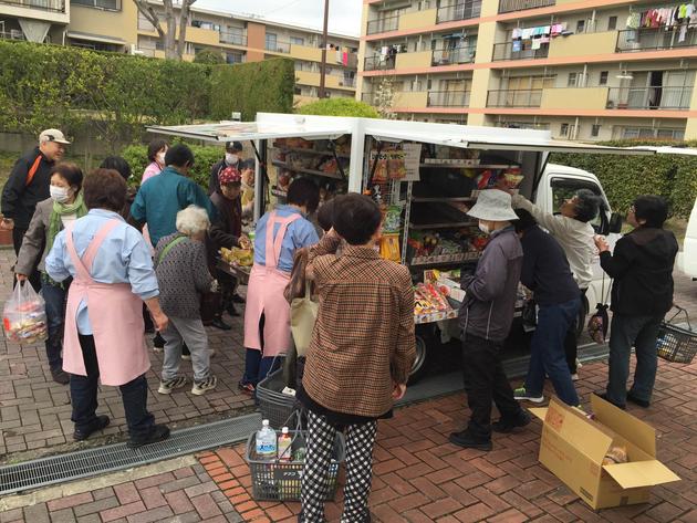 移動販売事業の様子