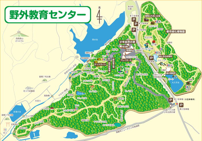 駐車場の場所図