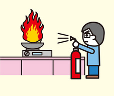 消火のイラスト