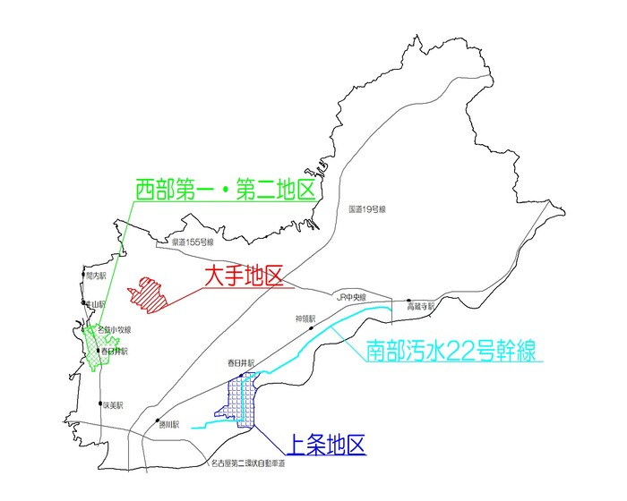 工事地区図