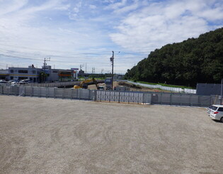 建築工事実施状況の写真