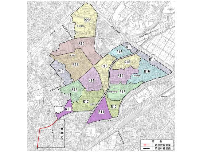 令和9年度以降の年度割整備図