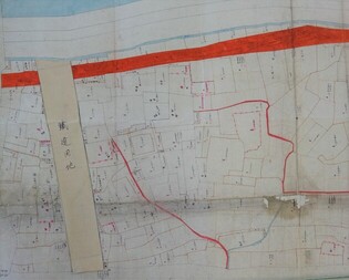 勝川町字西切野の地籍図