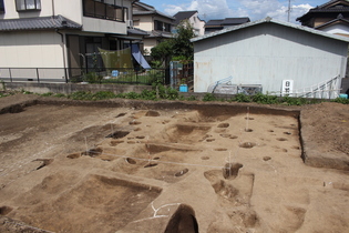 掘立柱建物完掘状況