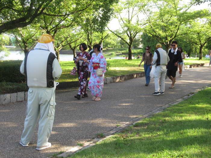 春日井市民納涼まつり啓発活動