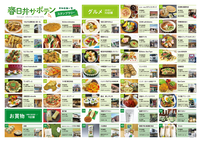 サボテングルメ一覧