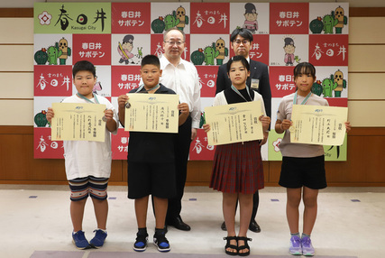 わんぱく相撲全国大会への出場に伴う表敬訪問