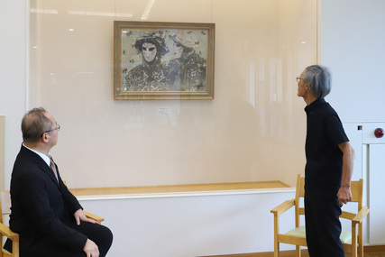 日本画作品の寄贈