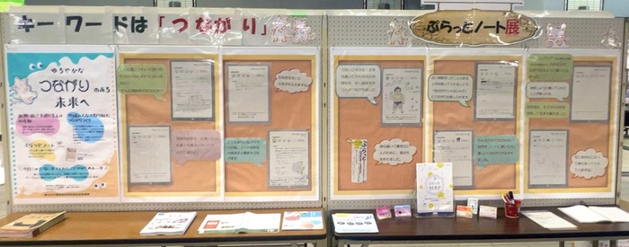 孤独・孤立対策パネル展示の風景写真