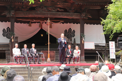 令和7年5月11日 内津文化財祭 市長挨拶