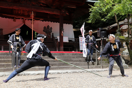 令和7年5月11日内津文化財祭 棒の手演技