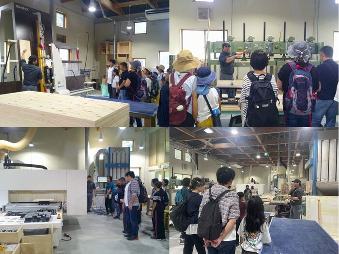 木工拠点見学