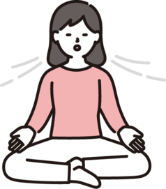 ジョギングする人