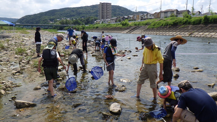 令和7年度　自然観察会(ガサガサ)当日写真1