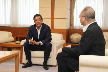 都市対抗野球大会出場に伴う表敬訪問