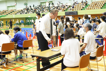市長握力検査