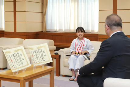 歓談写真