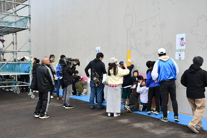 南部ポンプ場壁画ペイント参加者