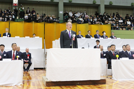 剣道大会市長挨拶