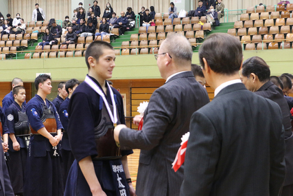 剣道大会表彰式