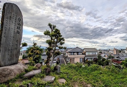 守山城から春日井方面を望む